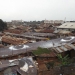 What remains of the JR art installation at Kibera