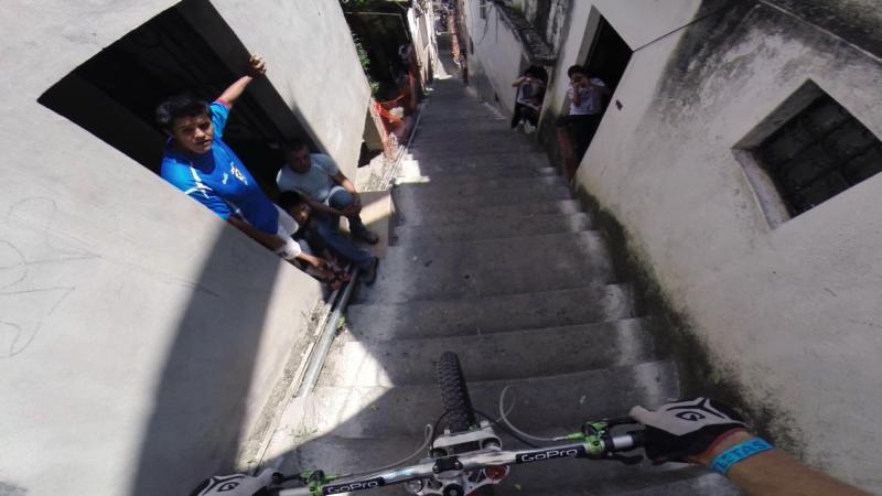 Taxco Urban Downhill with Kelly McGarry
