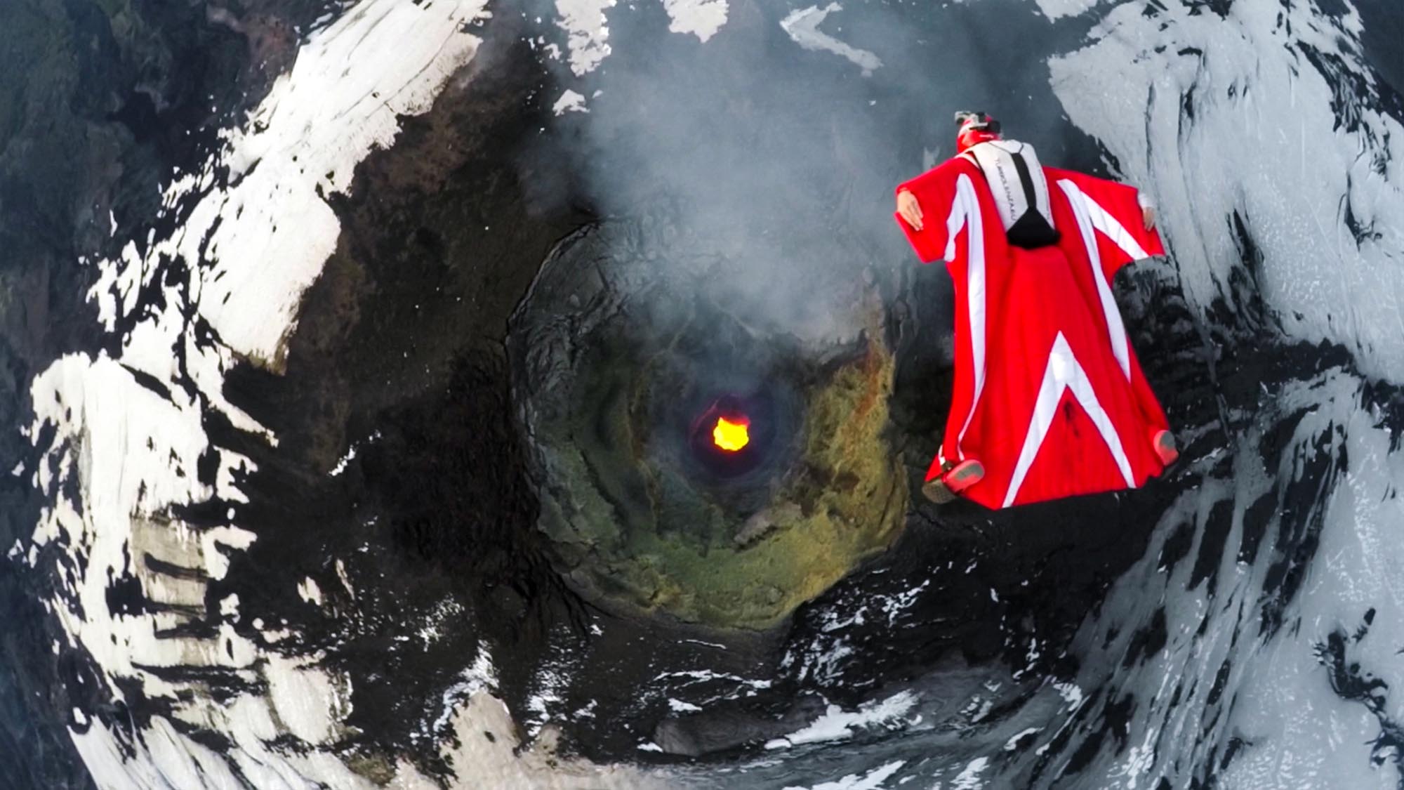 GoPro: Roberta Mancino’s Wingsuit Flight Over An Active Volcano