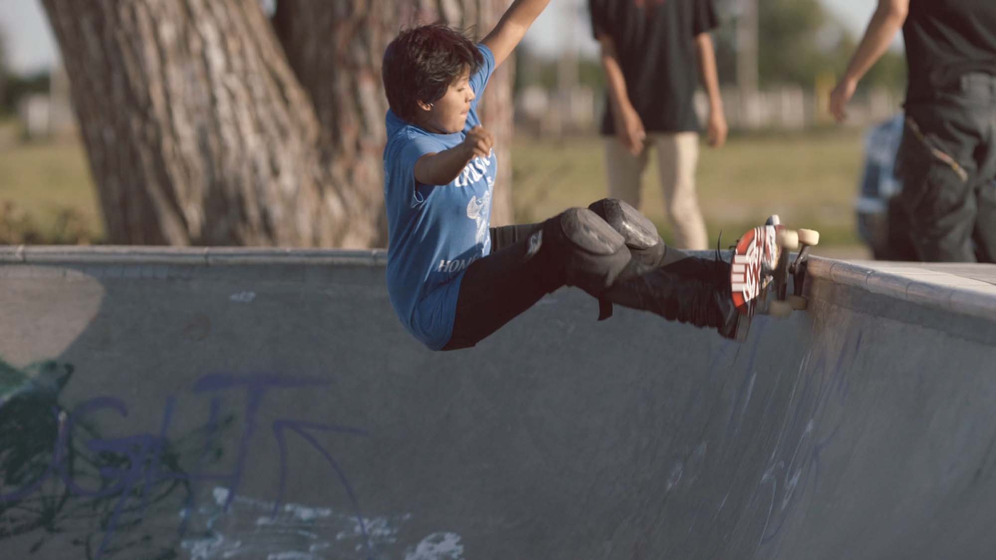 Skateboarding in Pine Ridge