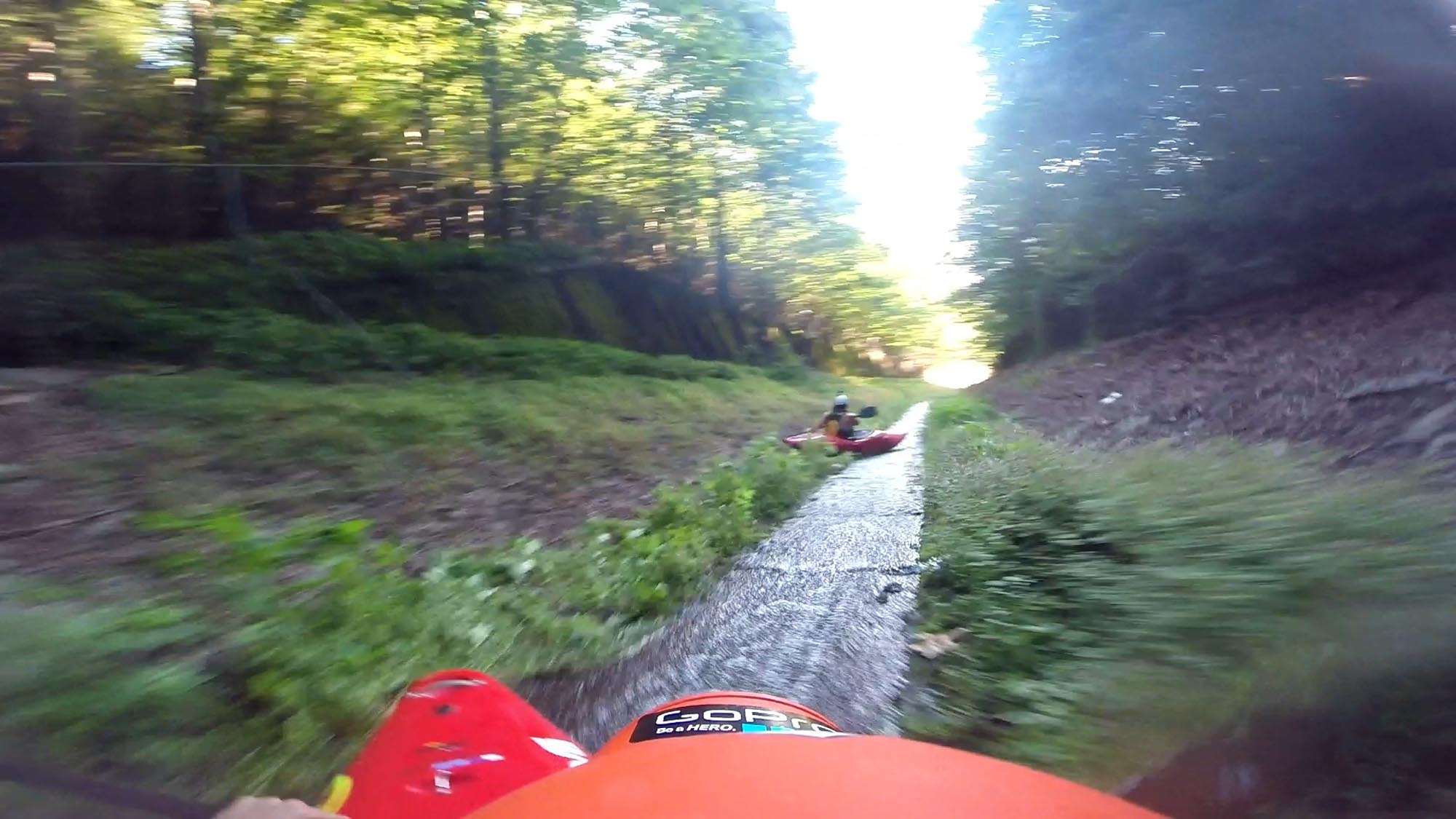 Drainage Ditch Kayaking