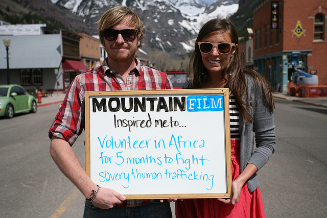 Mountainfilm Inspired Me To...