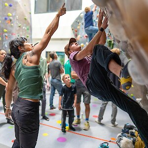 Free Range Indoor Climb with The North Face Athlete Nina Williams