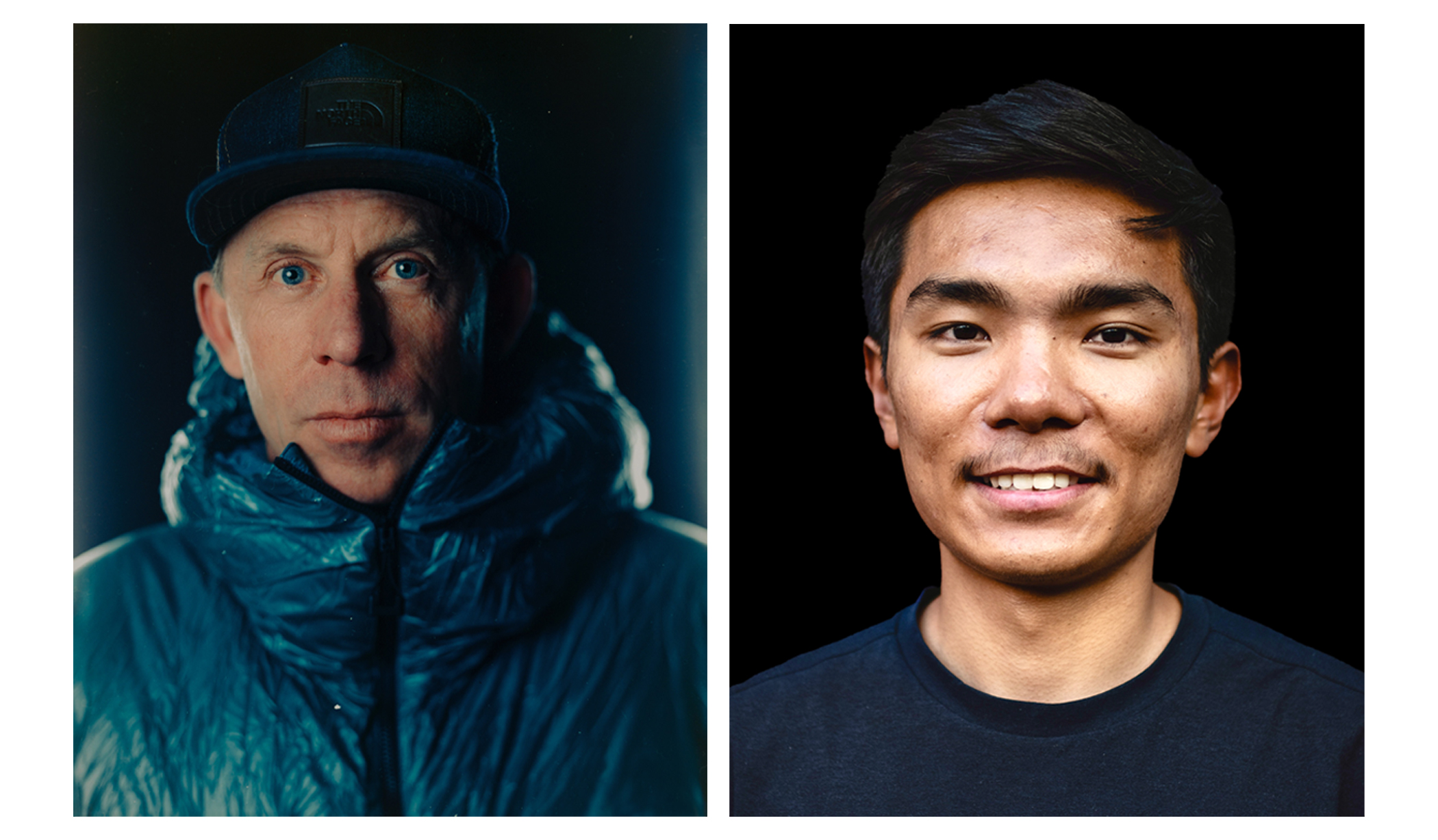 Images, left to right: Jim Morrison and Nima Rinji Sherpa