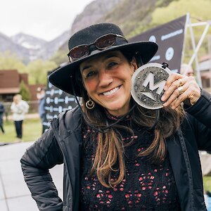Guest Director Cristina Mittermeier with the Guest Director Medallion